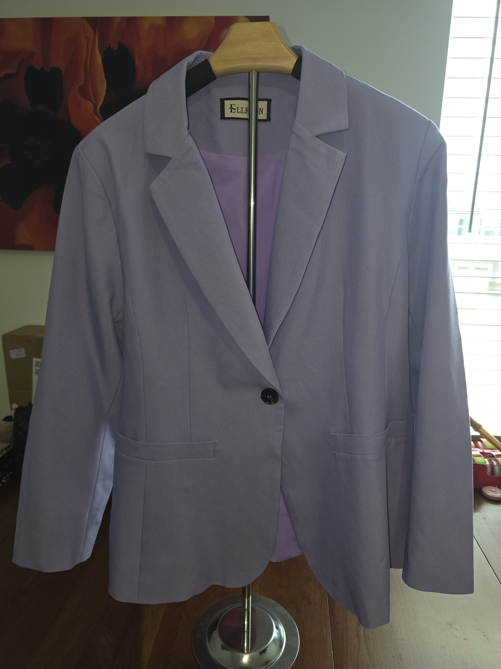Elleven Lavender 💜 Blazer, Size XL, Like New!